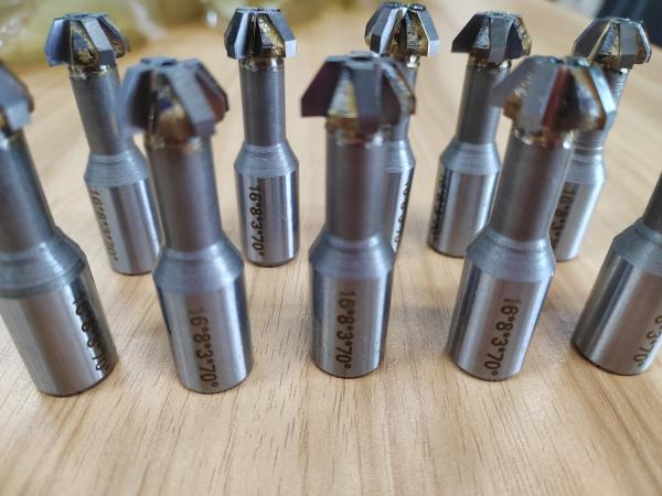 Cheap Customized CNC Solid Carbide End Mills With Polished Surface Finish for sale