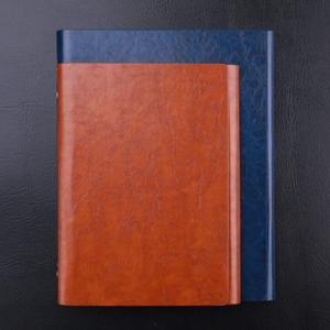 China Magnetic Metal Flap A5 Ring Binder Journal , Weekly Monthly Leather Business Binder on sale