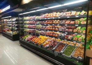 Best Multiplex Wall Site Multideck Open Display Cooler Auto Defrosting wholesale