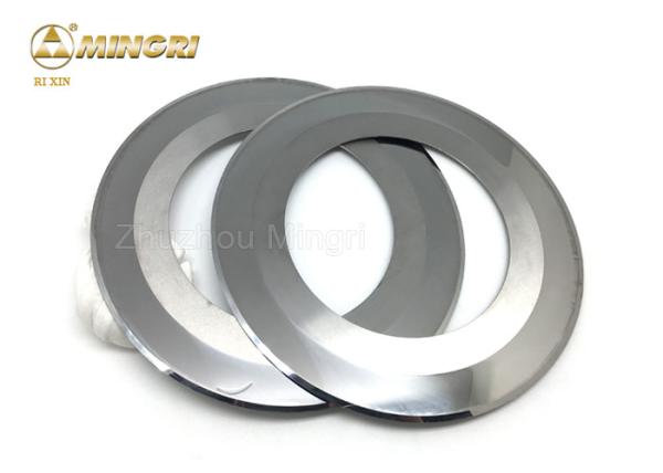 Cheap Tungsten Carbide slitter blade for paper cutting hard alloy round knives ground for sale