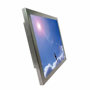 Best 19&quot; sunlight readable all weather rugged LCD monitor with multi PCAP touch HDMI input 9-36V DC input option wholesale