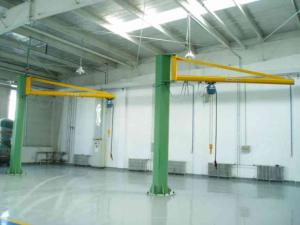 China Workstations Jib Cranes Designed for Marine Loading / Building Maintenance on sale