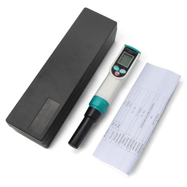 High-Precision Soil pH & Temperature Sensor | Replaceable Probe, LCD Backlit