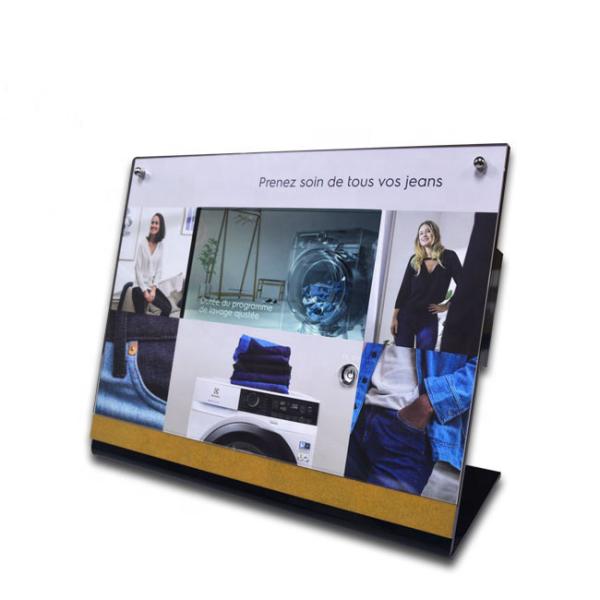 Cheap Point of purchase(POS) video screen displays with custom print,LCD video shelf talker for retails for sale