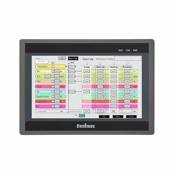 Cheap 1024x600 PLC Program Logic Controller 408MHZ  10 Inch Touch Panel RS485 for sale