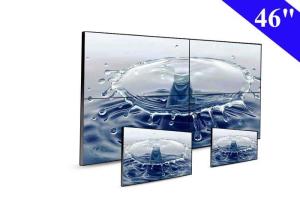 China 5.7MM Bezel Width LCD video wall controller 2x2 Screen Panel RS232 Output on sale