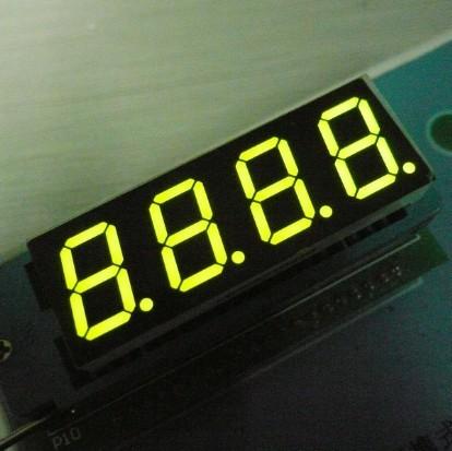 Cheap 350mm Continuous Green Four Digit 7 Segment LED / Electronic Display Board for sale