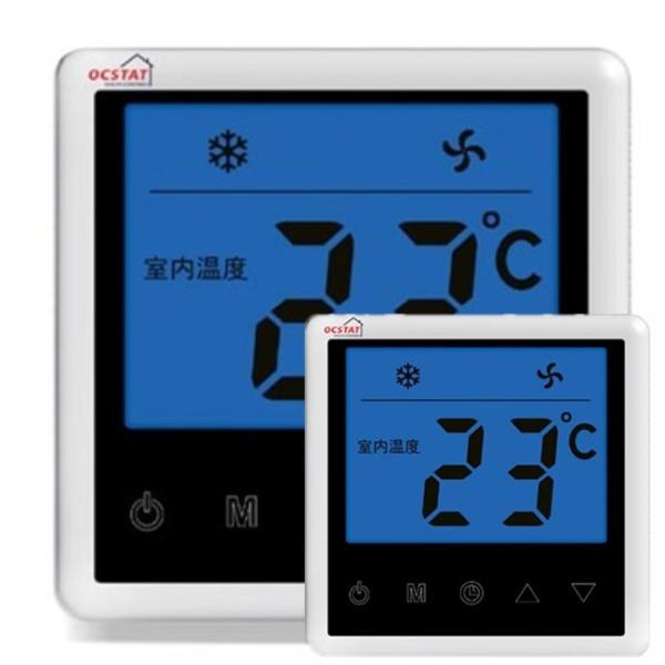 Cheap 230 VAC 50Hz Digital Fan Coil Thermostat With External Temperature Sensor for sale