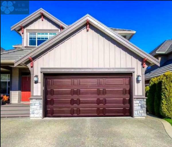 Cheap Automatically 3m High 304SS Sectional Overhead Garage Door for sale