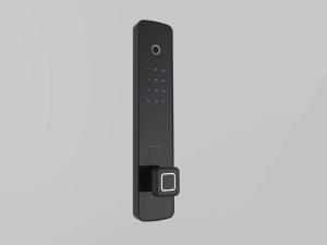 Zink Alloy Automatic Fingerprint Lock OLED Screen Mobile APP Control