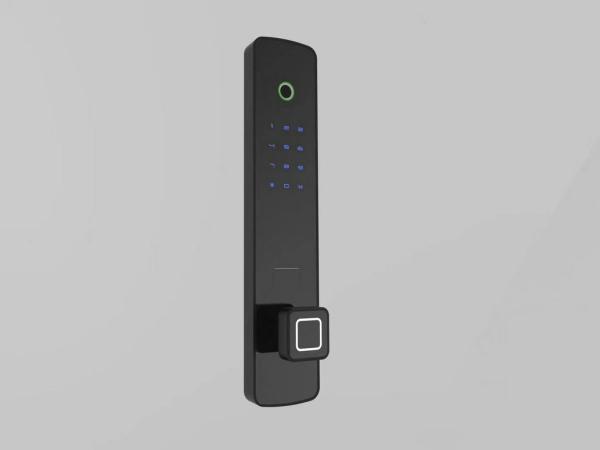 Cheap Zink Alloy Automatic Fingerprint Lock OLED Screen Mobile APP Control for sale