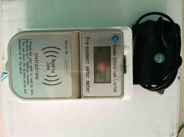 Cheap Brass RF Multi Jet Water Meter / Utility Billing Prepaid IC Card Water Meter for sale