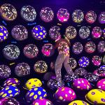 Newest Customizable Interactive Colorful Yoga Ball Interact Jump Projection Game