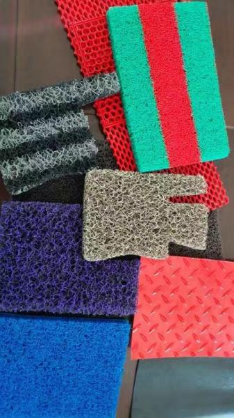 Cheap PVC Material Vehicle Floor Mats Making Machine , Door Mat Extrusion Line 300kg/h for sale