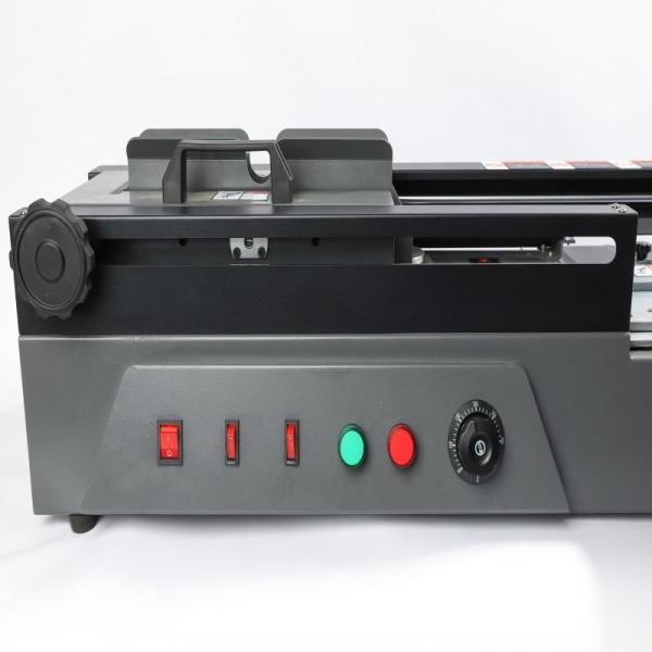Cheap Nanbo 320mm Desktop Glue Binding Machine , 200pcs/H PVC Cover Binding Machine for sale