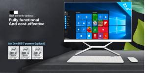 China 23.8″ All In One Pc Desktop Computer Touch Screen I7 11700 8 Cores 16mb Smart Cache Barebone System on sale