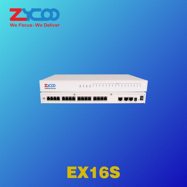 Cheap Zycoo EX16S Analog Phone Gateway with 1GHz A7 processor on board for sale
