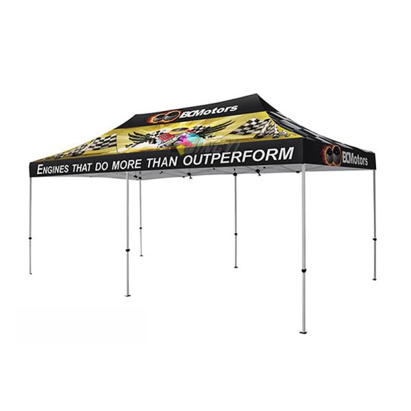 Cheap Large Headroom 10x20 Pop Up Canopy , Display Canopy Tent Dye Sublimation Heavy Duty for sale