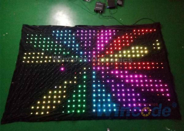 Cheap High Brightness P8 Flexible LED Curtain 7 Channel Dmx Controller For Background for sale