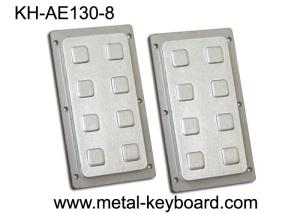 8 Keys Stainless Steel Keyboard Number Functional Keypad For Industrial Control Platform