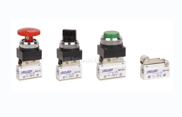 Cheap MOV Series Two Position Three Way Pneumatic Mechanical Valve G1/8" for sale