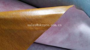 PU leather faux leather embossed / flocked / crinkle Surface support