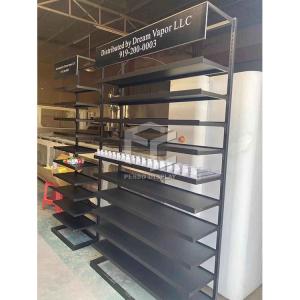 China ODM Cigarette Store Display Shelf EPE Foam Powder Coated on sale