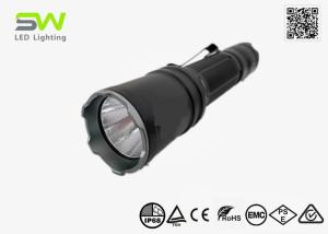 China Rechargeable 1300 Lumens Tactical Flashlight For Police Self Defence on sale