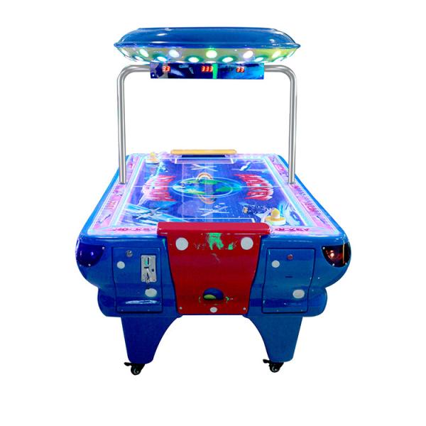 Cheap Bilingual Coin Operated Air Hockey Table With Electronic Scoreboard for sale