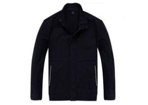 Classical Design Men's Black Work Coat Polyester Fiber Material With Uniform Pants