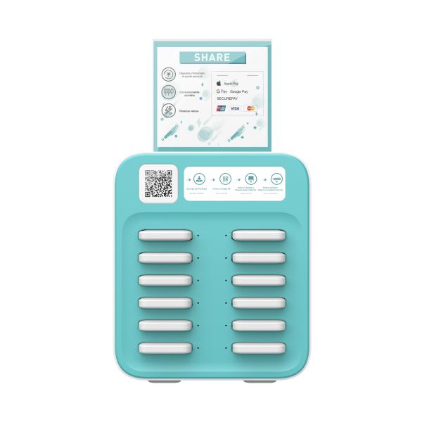 Cheap E1201 Shared Power Banks 12 Port Shared Android IOS Charging 5000g for sale