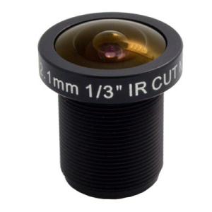 China 1/3 2.1mm F1.8 Megapixel 1080P M12 Mount 170degree Wide Angle Lens, visual doorbell vehicle camera lens on sale