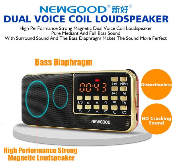 Cheap Bluetooth radio led speaker with disco flashing lighting show for sale