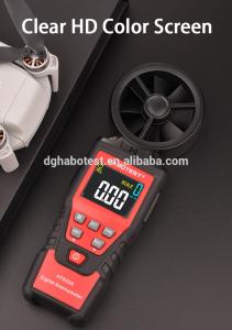 China Portable Handheld Wind Speed Anemometer Industrial For Air Flow Meter on sale
