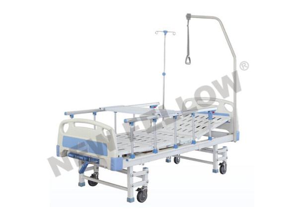 Cheap Modern Portable Adjustable Medical Bed With Foldaway Guardrail for sale