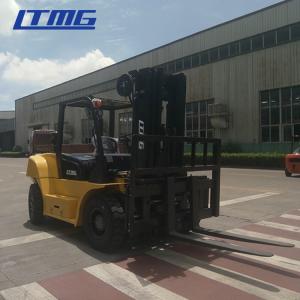 China Chinese 8 ton diesel forklift truck with 4.5m triplex mast 2270mm fork length on sale