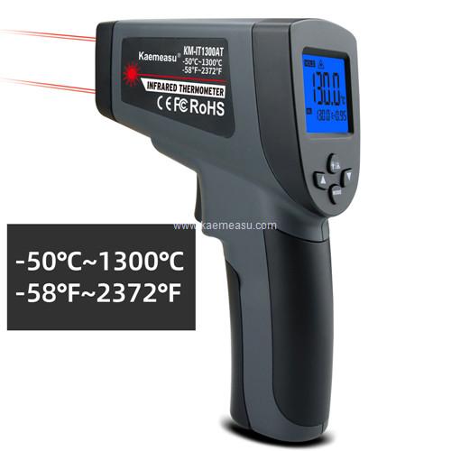 Cheap Kaemeasu 1300℃ Industry High Temperature Infrared Thermometer Gun 170g for sale
