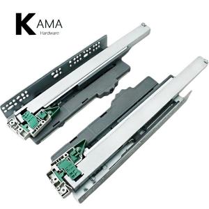 Best 25KGS  Foldable KAMA Soft Close Drawer Slides Galvanized Steel Material wholesale