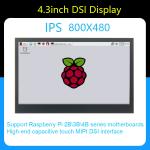 4.3 Inch Raspberry Pi Tft Display Module 800x480 MIPI Capacitive Touch Screen