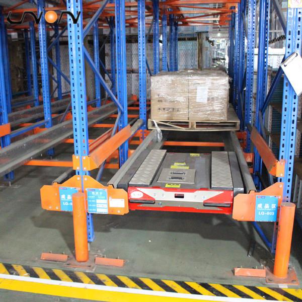 Cheap Radio Shuttle Pallet Racking System Warehouse Storage Racking Mobile Shuttle Cart for sale