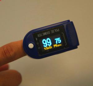 Best Yellow Child Finger Tip Pulse Oximeter Readings with SpO2 Display wholesale
