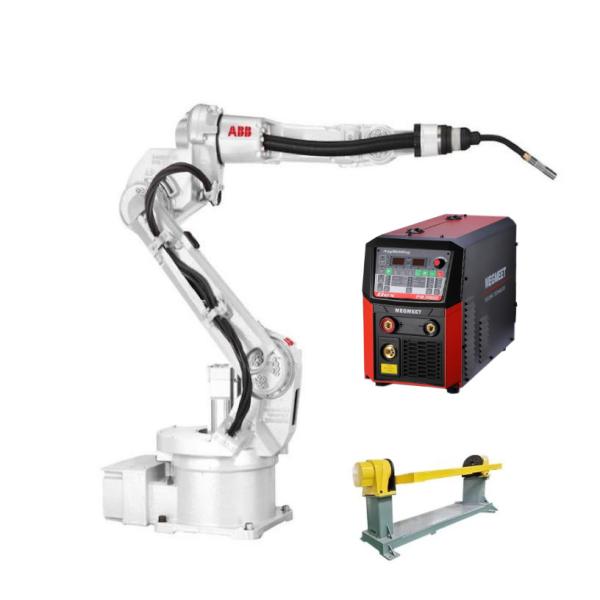 Cheap 6 Axis Robot Arm ABB Brand IRB 1520ID-4/1.5 Special Welding Robot With Megmeet Welding Power and positioner for sale