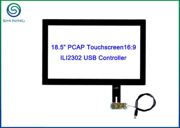 Cheap USB Interface POS Computer Touch Screen , Projected Capacitive 18.5" Touch Screen Panel for sale