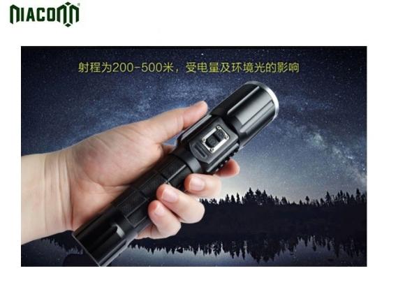 Cheap Power Bank Tactical Led Flashlight With CREE XML And COB Red Light for sale