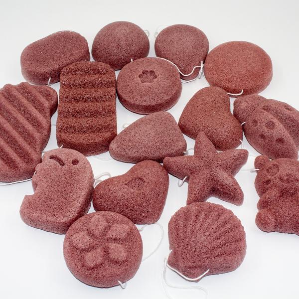 Cheap ODM Different Shaped Charcoal Baby Bath Sponge For Sensitive Skin for sale