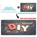 Custom Graphic Print Non Slip Neoprene Rubber XXL Computer Mouse Pad for Gaming