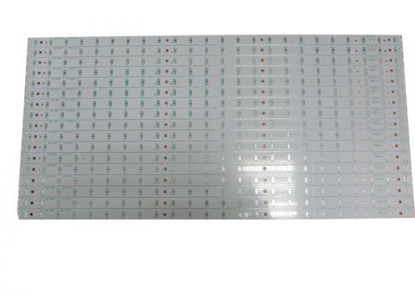 Cheap Single Side LED Strip Metal Core PCB Board 1.5mm Thickness White Silkscreen for sale