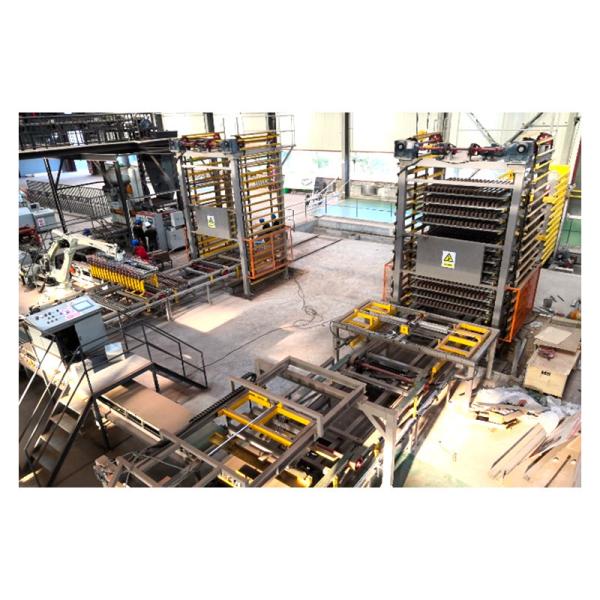 Cheap BRICTEC Automatic Loading and Unloading System Two Times Setting Process with Finger Car for sale
