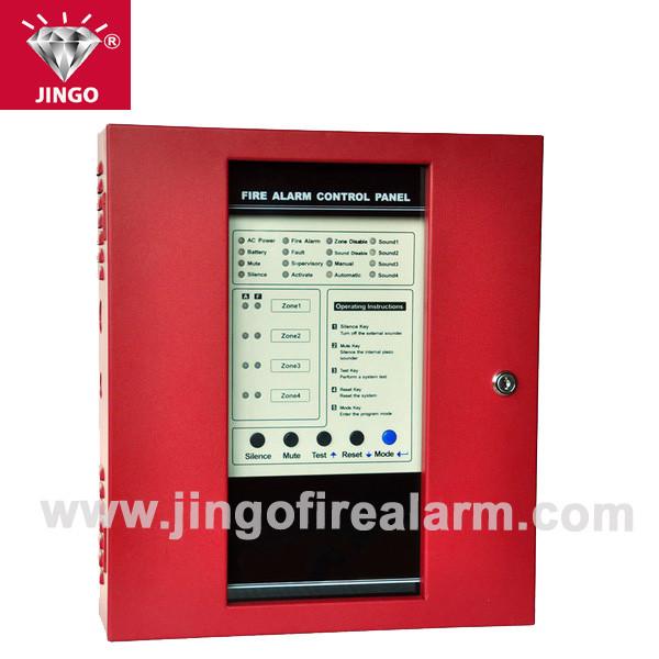 Cheap DC24V 4 zones conventional fire alarm systems control panel for sale