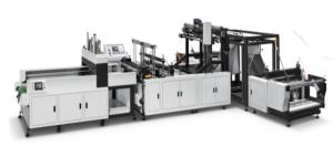 Double Line Non Woven Fabric Production Line ZXL-AS400 Vest Bag Making Machine